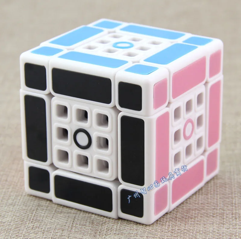 

Party Is Lim-Cube Double Three Layer Rubik's Cube 3.1 White Special Shape Double Layer Three Layer Rubik's Cube Educational Toy