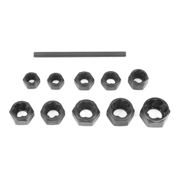 

11Pcs Extractor Tools Socket Anti-corrosion Black Replacement Removal Screw