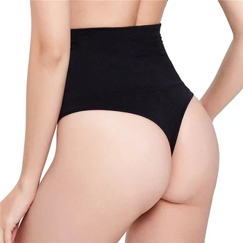 

Women Waist Trainer High Waist Tummy Control Panties Thong Body Shaper Butt Lifter Butt Enhancer Booties Sexy Slimming Underwear