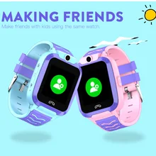 IP67 водонепроницаемый телефон GPS часы 4G для детей