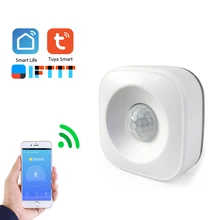 Беспроводной умный Wi-Fi датчик движения Детектор умная жизнь приложение управление совместимость с alexa домашняя система безопасности