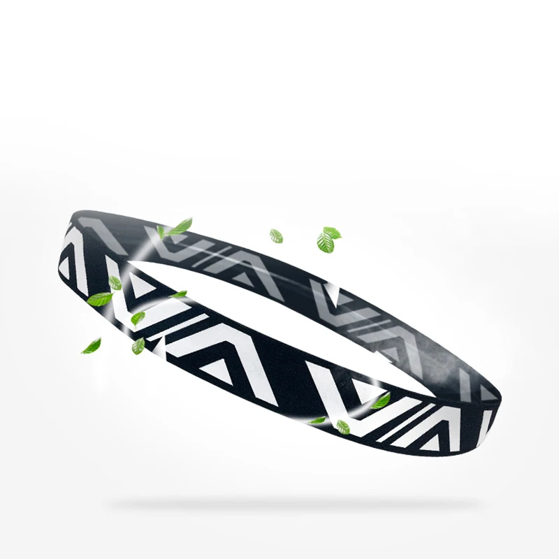 Sweatband противоскользящие эластичные головные повязки для йоги спортивная повязка на голову Йога Бег езда на велосипеде головной платок Открытый обруч для волос для спорта