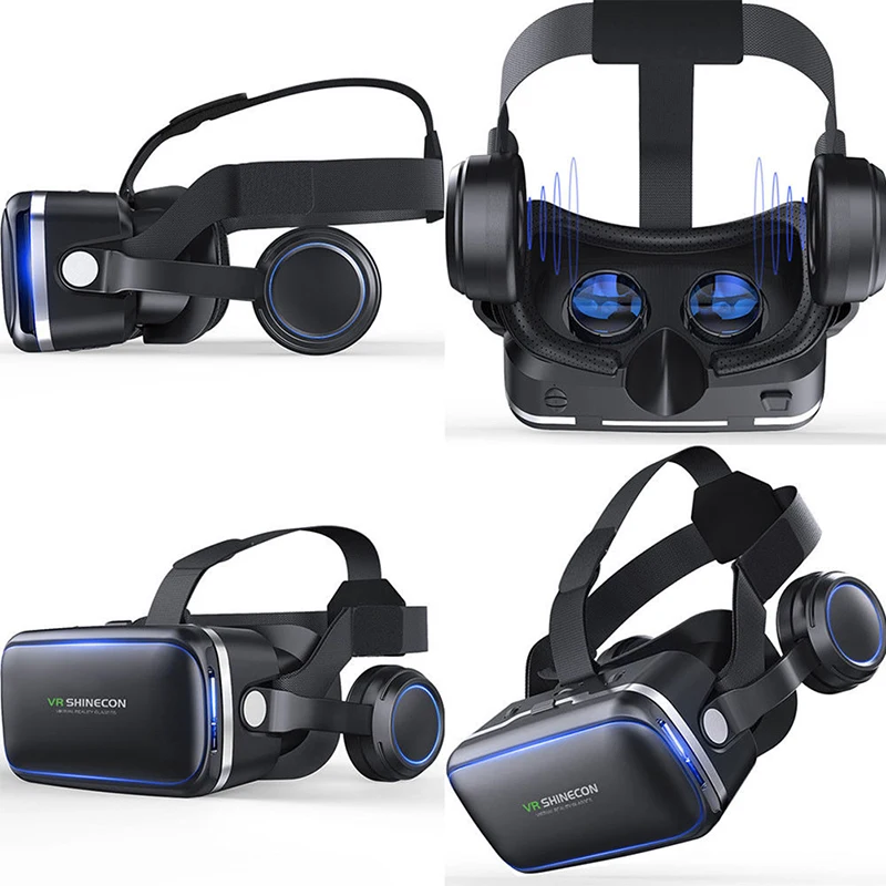 VR Очки виртуальной реальности 3D очки гарнитура шлем для смартфона смартфон Google Cardboard стерео