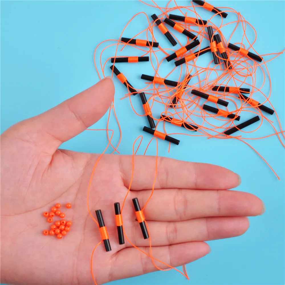 300pcs Fishing Floats Slip Bobber Stopper Beads Kit Float Stops String  Knots & Fishing Beads Line Through Bobbers - AliExpress