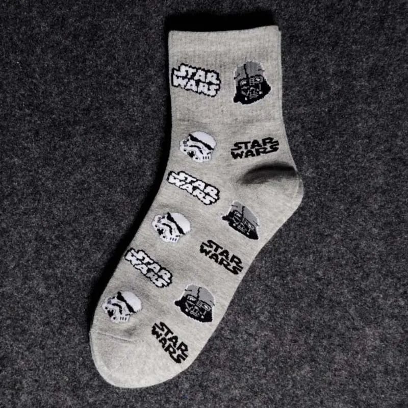 Звездные Войны Шторм труп косплей носки Wookiees джедай рыцарь мода личности смешные мужские женские носки четыре сезона Скейтбординг soc - Цвет: 1