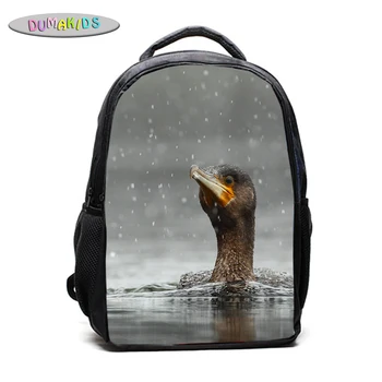 

Ugly Duckling Bird School Backpack Leonardo Backpack Kids Women Mochila Bag Unisex Boy Animal Travel Softback Man Backpacks
