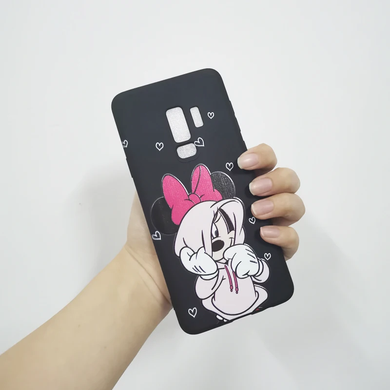Чехол для телефона с изображением мультяшной Минни Маус для samsung Galaxy S8 S10 Note 8 9 Plus, мягкая задняя крышка для huawei P30 mate 20 Lite Capa