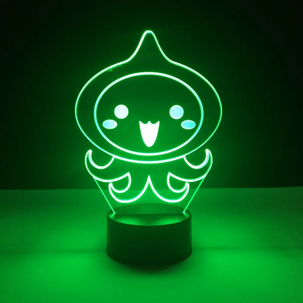 Классный детский светодиодный ночной Светильник Pachimari Game Overwatch, ночной Светильник для детской спальни, светильник, Прямая поставка, светодиодный ночник