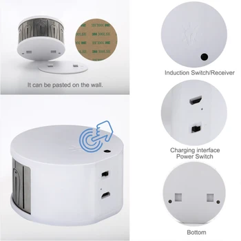 

New colorful peacock projection lamp touch remote control night light hotel bedroom decoration bedside wall lamp