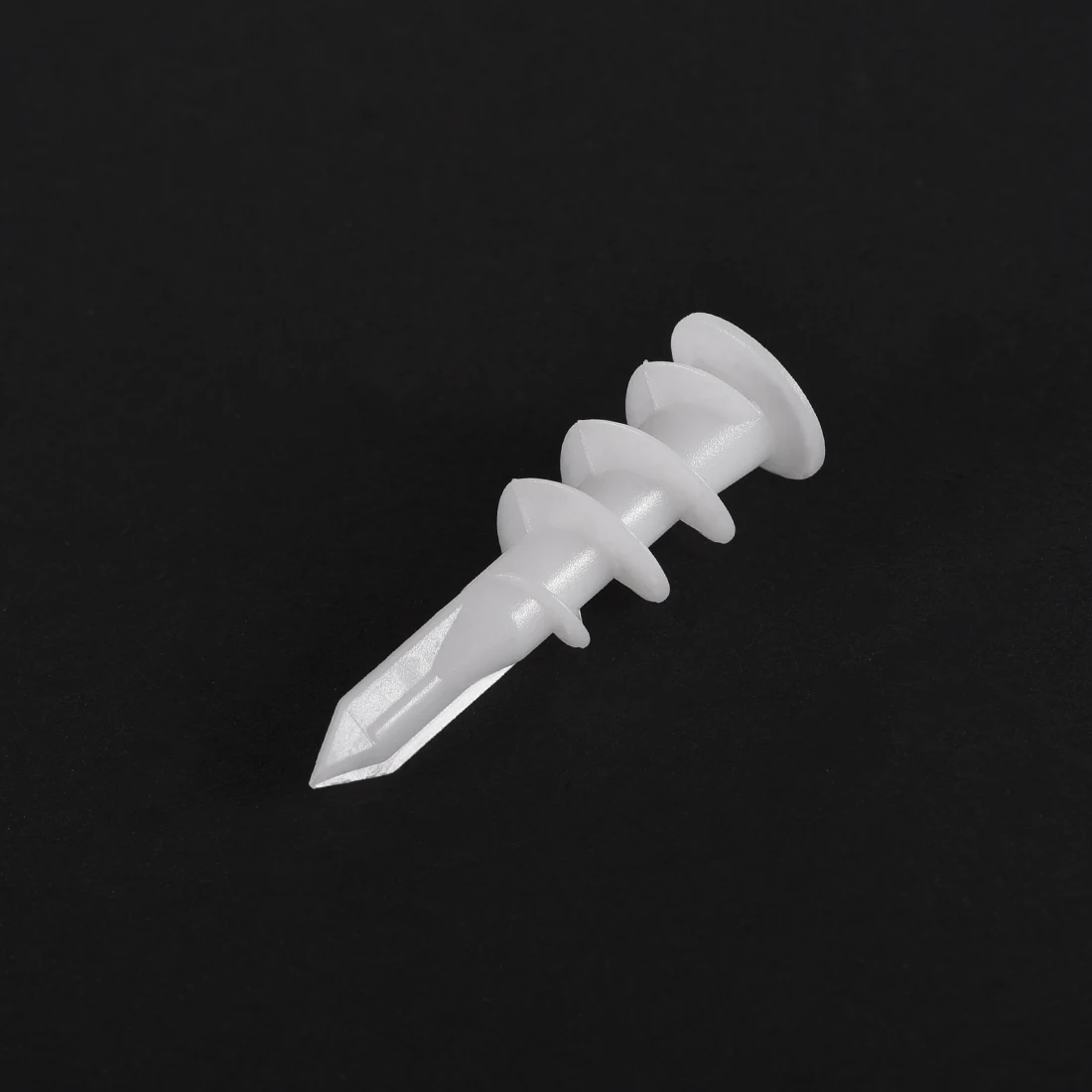 uxcell 100pcs White Plastic Drywall Hollow Wall Anchors Expansion Pipe 13x42mm for manual or electric tools
