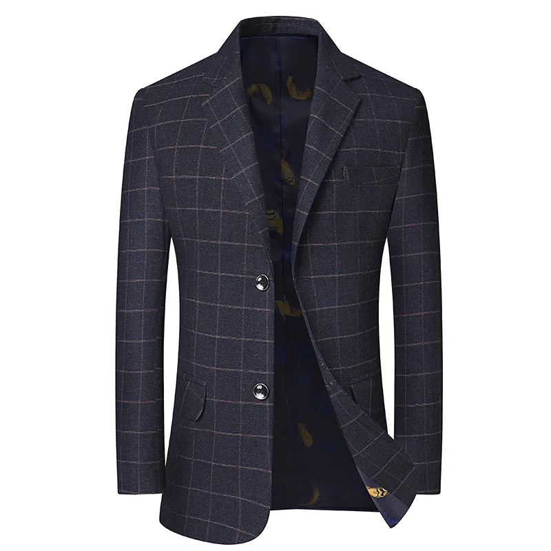 

Men's Business Suit Casual Coat British-Style High-End Workplace Middle-aged Men's Suit