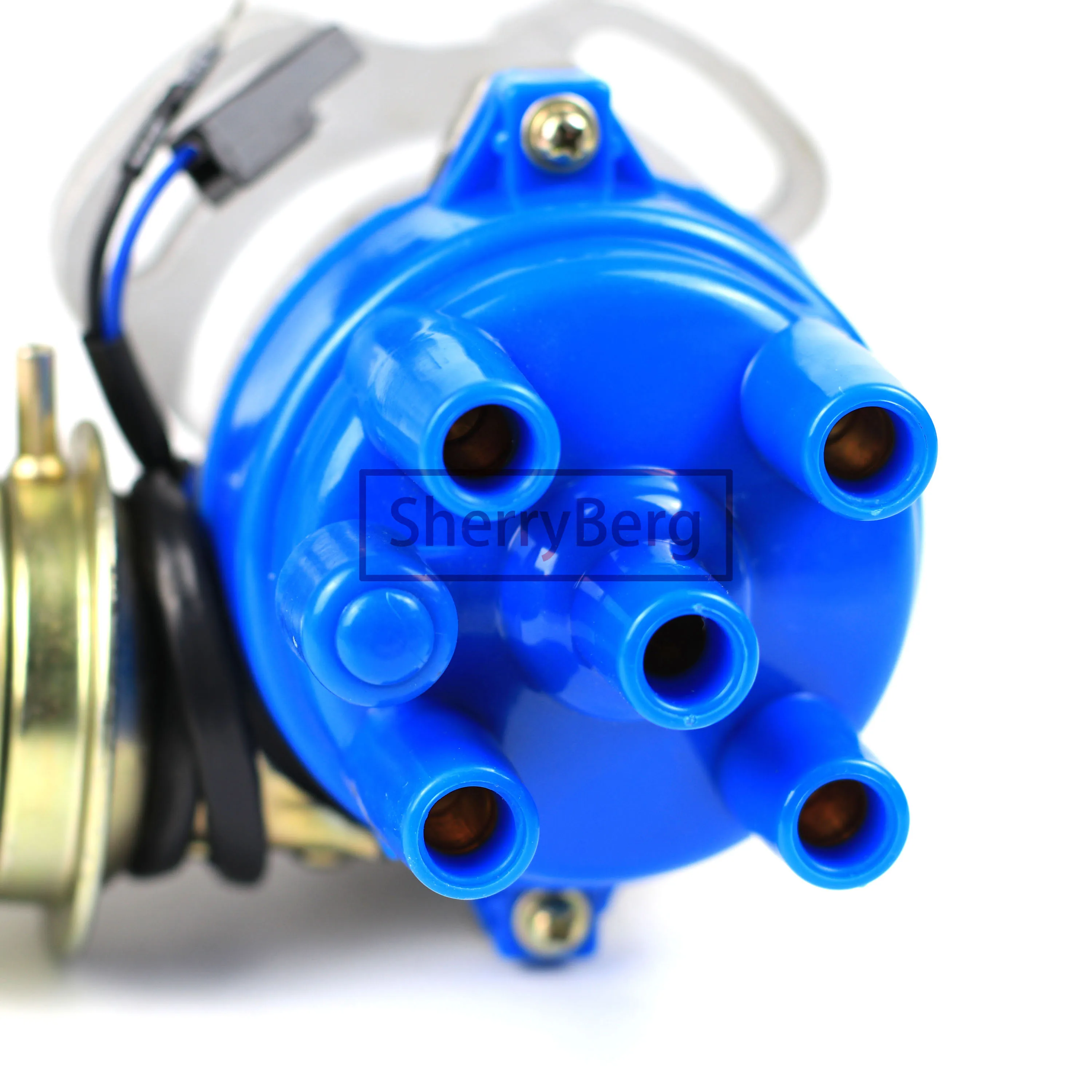 SherryBerg Complete Distributor for Kia Pride Mazda Kk150-18-200a for Mazda B3 1.3 1.6 Ford Laser 1.3 12N.011/021.093 Blue Cap