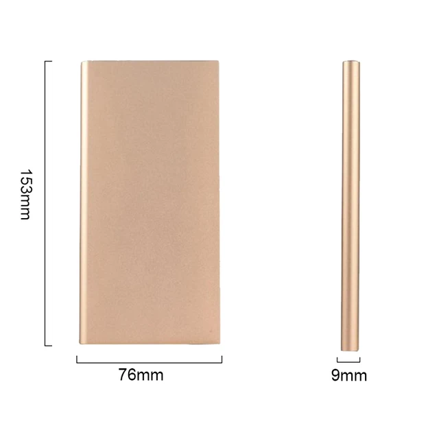 Slim Power Bank 20000mAh Portable 2 USB External Battery Charger Powerbank With LED Light for Xiaomi for iPhone 8 X Smart Phones 5