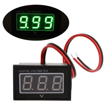 online 24 V 36 V 48 V Carrinho De Golfe Vermelho Digital Tensão Medidor Bateria DC15-120V Club Carro 270e