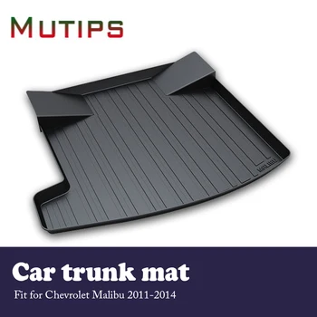 

Mutips Car Cargo rear trunk mat For Chevrolet Malibu 2011 2012 2013 2014 Styling Anti-slip carpet Waterproof mat Accessories pad