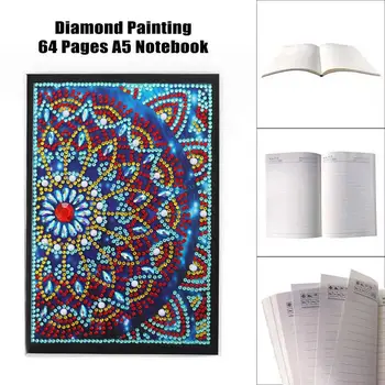 

Special Shaped Diamond Painting Notebook 64 Pages A5 Note Books For Educational Toys Baby Birthday Gift For Children Magic Book