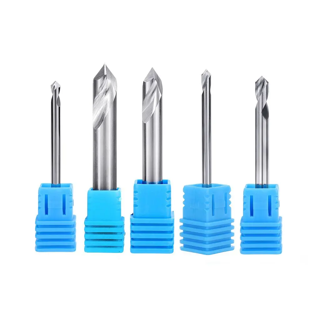 

2 Flutes 90 Degree Chamfering End Mill for Aluminum 2/3/4/5/6/8/10/12mm Milling Cutter end mill engraving carving router bit