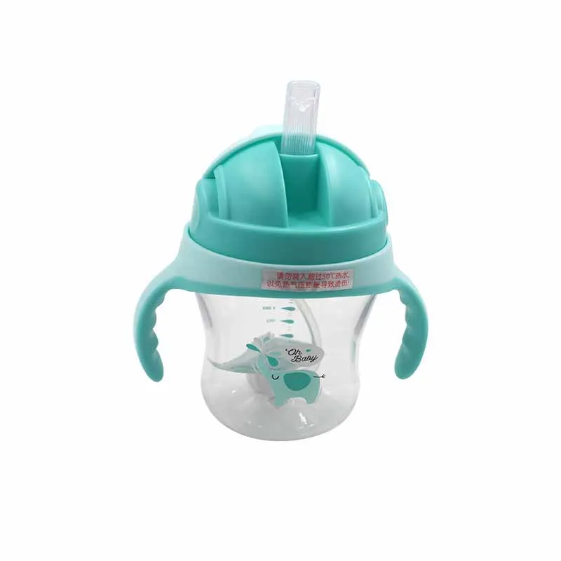 2019 Младенцы Пингвин моделирование Сиппи чашка ребенок питьевой двойной ручкой детская чашка с соломинкой