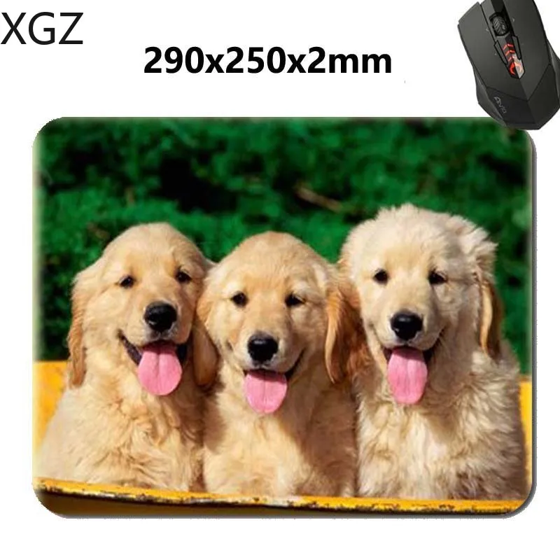 XGZ 동물 고양이 골든 리트리버 강아지 Mousepad, 직사각형 마우스 패드 220*180*2mm 사무용품 및