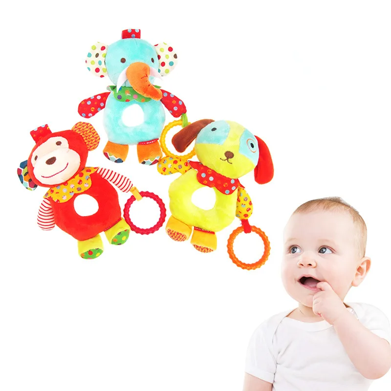 Skkbaby милый лес животное обезьяна как собака круг погремушка колокольчик погремушка