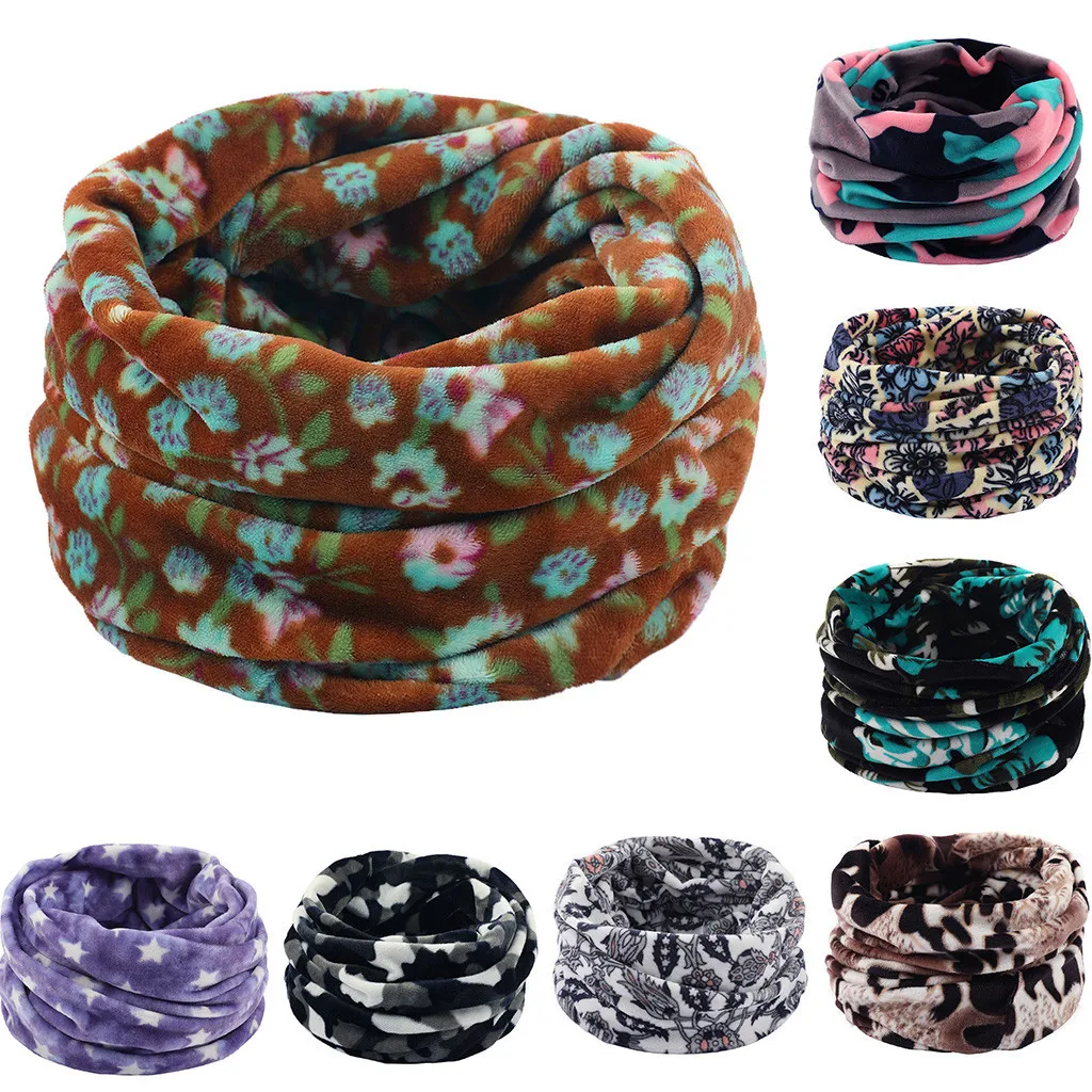 

Ski Snood Scarf Women Men Thermal Fleece Scarf Snood Neck Warmer Face Mask Winter Spring Dropshipping ##2