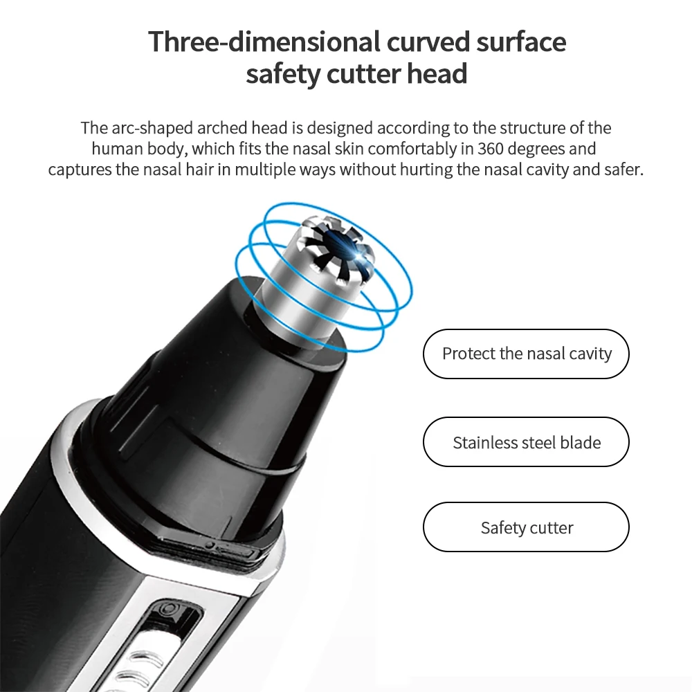 Multifunctional Eyebrow Ear Nose Hair Trimmer Removal Clipper Shaver Personal Neustrimmer Electric Face Care Hair Trimer 4