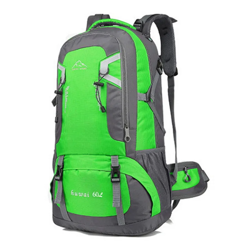 Litthing 60L/40L мужской рюкзак, рюкзак с подзарядкой через usb, школьный рюкзак для подростков, рюкзаки для путешествий, женские рюкзаки, сумка для улицы - Цвет: Green 60L