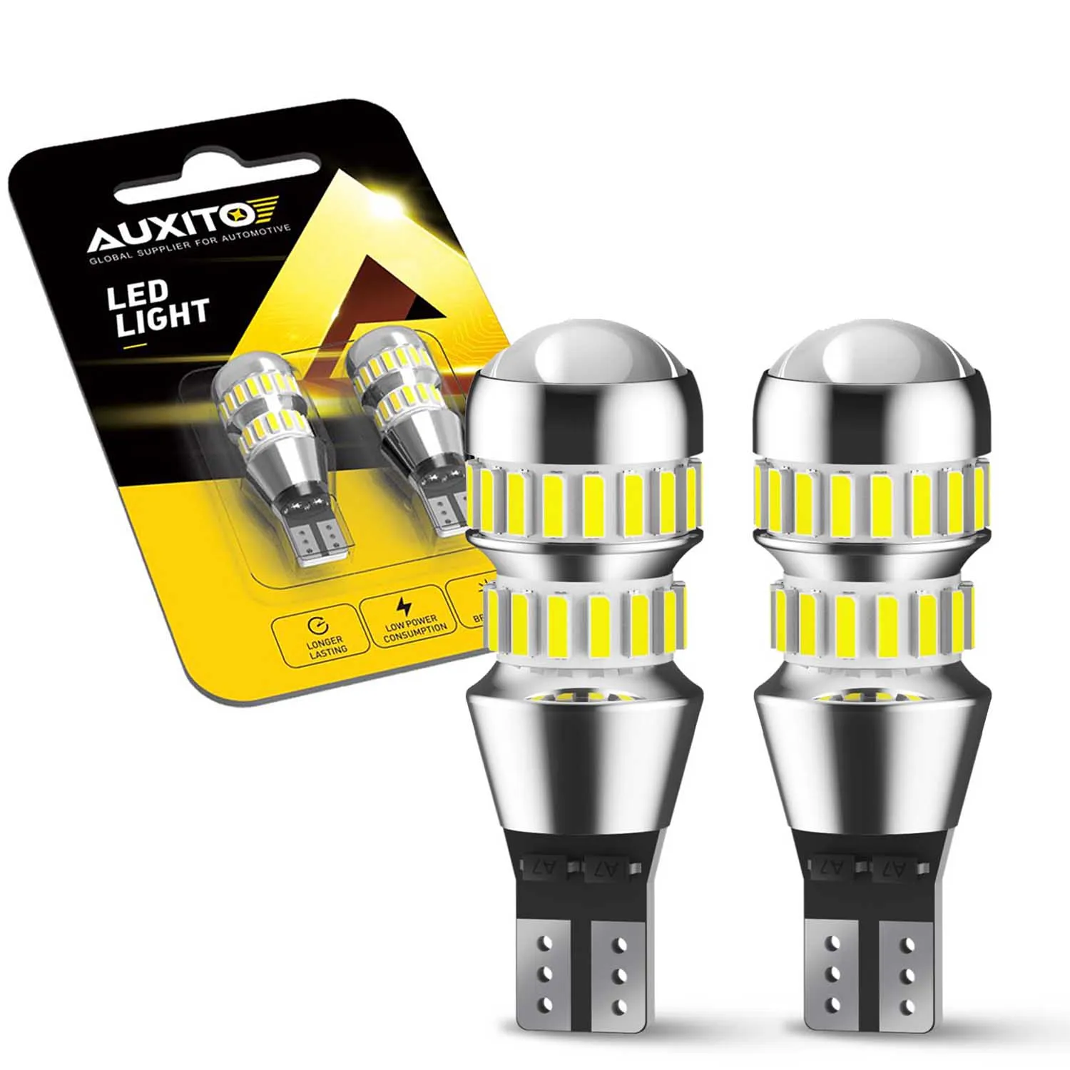 

2PCS T15 W16W LED Bulbs Canbus 921 912 LED Backup Reversing Lights Car Reverse Lamps Anti-Hyperflash Xenon White Error free LED