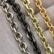 DIY 100-120cm Light 7mm Metal Shoulder Bag Strap Chain For Bags Crossbody Bag Strap Bag Accessories Replacement Straps For Bags