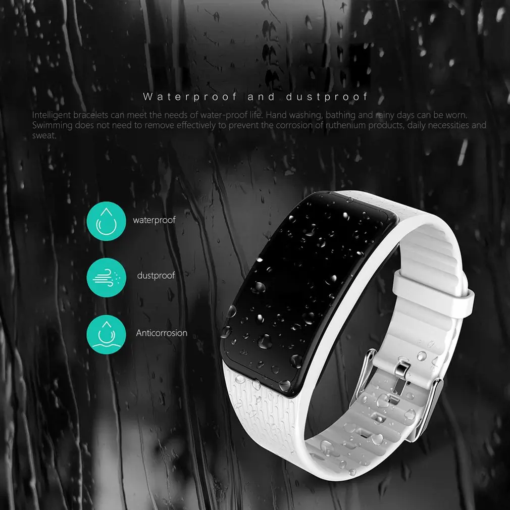 A59 Smart Bracelet Heart Rate Blood Oxygen Blood Pressure Fatigue Monitoring Anti-lost Waterproof Bracelet