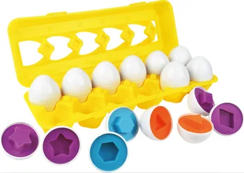 

12pcs Simulation Eggs Baby's Educational Toys Shape Color Hand Training Cognitive Toys Children Develop Toys