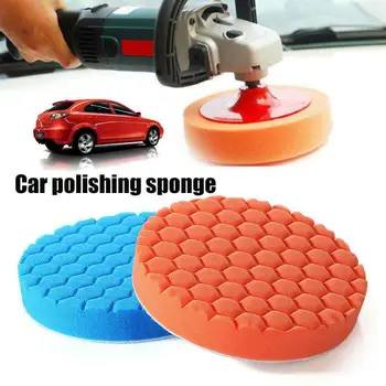 

5Pcs 3/4/5/6/7inch Car Polishing Waxing Sponge Waxing Buffing Pads Compound Auto Car Polisher Waxing Tools Polishing Sponge Set