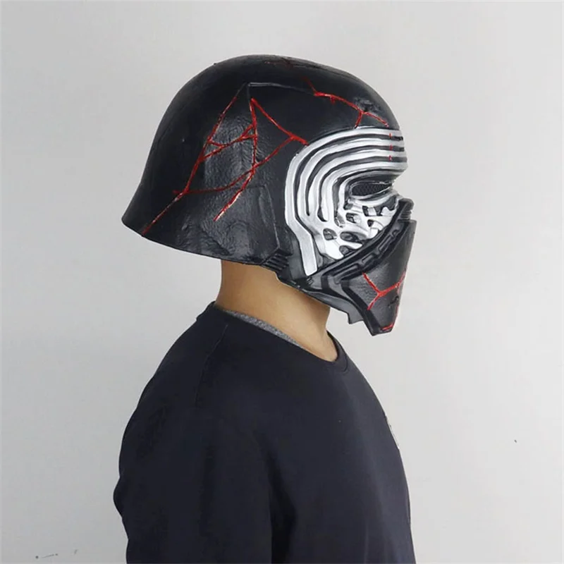 Звездные войны: The Rise of Skywalker Kylo Ren латексная маска для косплея, костюмы, маски, полный шлем, Хэллоуин