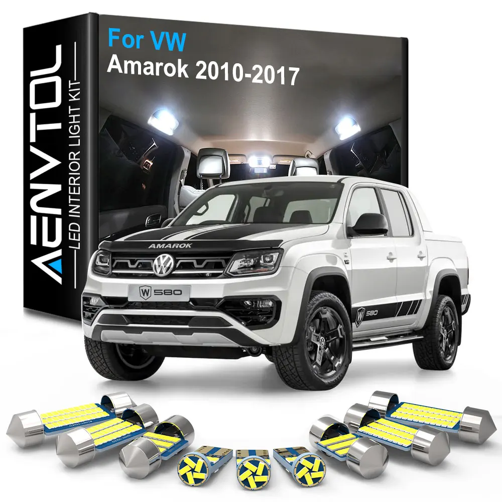 Kit de luces LED para coche, accesorios para camioneta VW Amarok, 2010, 2011, 2012, 2013, 2014, 2016, 2017|Lámpara de señalización| - AliExpress