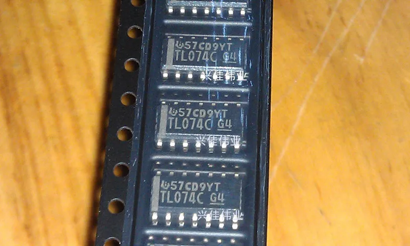 20 шт./лот TL074CDR TL074C лапками углублением SOP-14