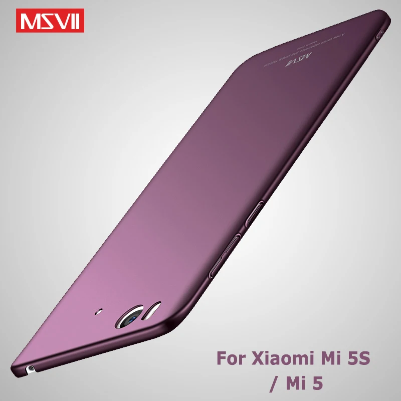 Mi 5S mi 5 s Чехол MSVII матовый чехол для Xiaomi mi A1 5X чехол Xio mi a1 Global Жесткий Чехол для Xiaomi mi 5 mi A1 mi 5x mi 5S чехол s
