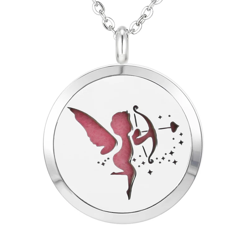 131 Essential Oil Diffuser Locket Pendant Necklace