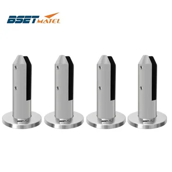 

Satin Polish 4 Pieces/Lot Duplex 2205 stainless steel glass pool fencing spigots supports barkets for glass garden