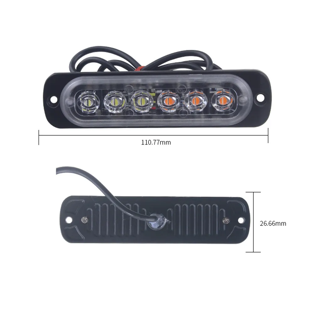 12 24 В 1 шт. 6 светодиодов|Передние LED-фары для авто| |