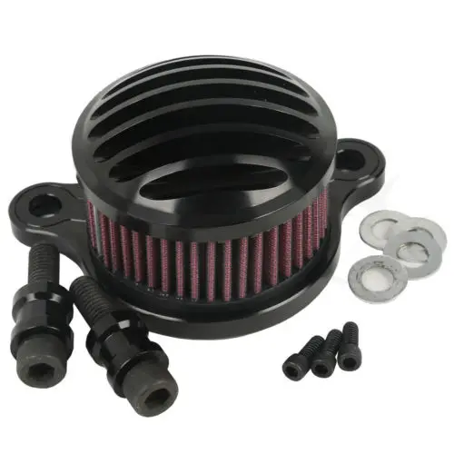 Черный воздухоочиститель Впускной фильтр для Harley Sportster 48 72 XL883 XL1200 04-16