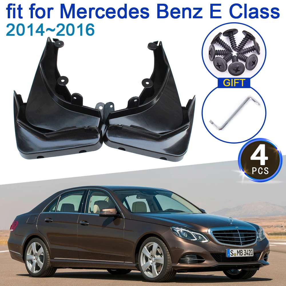 Автомобильный брызговик для Mercedes Benz E Class Sedan 2014 ~ 2016 W212 4 шт. аксессуары стайлинга