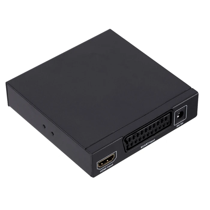 Конвертер HD SCART+ HDMI в HDMI+ цифровой аудио сигнал видео коробка видео конвертер DQ-Drop