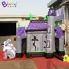 5*4* 4.2m Halloween digital-painted inflatable haunted house/customized Halloween decorated ghost house inflatable toys 5