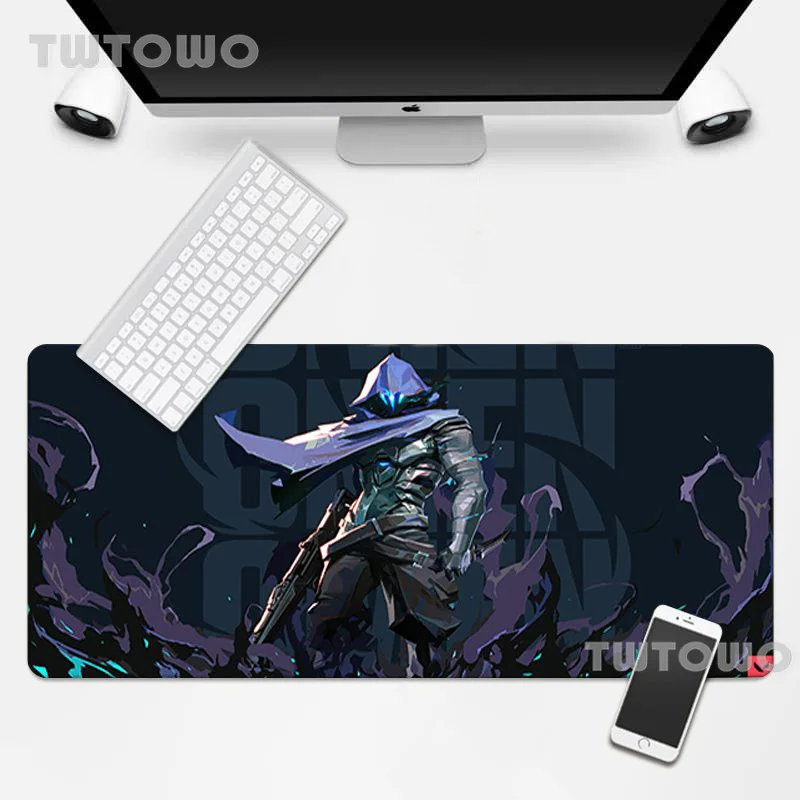 Mousepad 컴퓨터 XXL HD 키보드 패드 마우스 매트 소년 선물 패드 징조 Valorant 천연 고무 부드러운 노트북 안티-슬립 마우스 매트