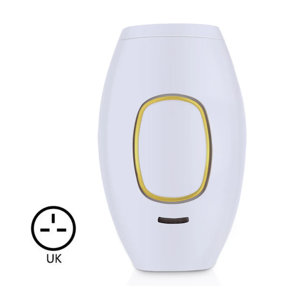 white UK bag Лазерная Машинка для удаления волос, лазерный эпилятор, устройство для удаления волос, профессиональная Мода, безболезненное, 2 цвета, для бритья подмышек - Color: white UK bag