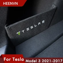 Heenvn – déflecteur de coffre pour Tesla Model 3 2021, accessoires, pièces de Partition de coffre, boîte de rangement, modèle 3