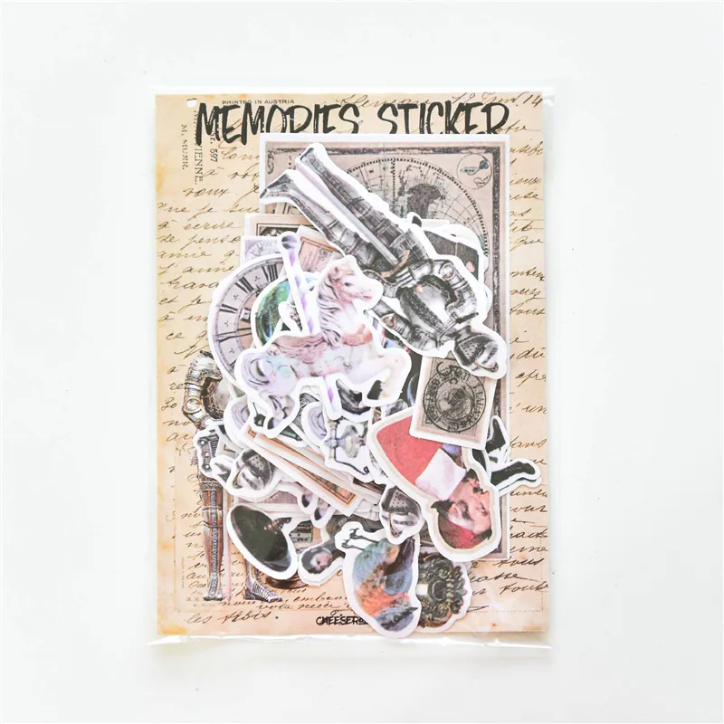 2 Средневековые ретро-наклейки, креативная космическая ручка, дневник жизни, Мобильная декоративная Передняя крышка, ноутбук холодильник, скейтборд - Цвет: 2