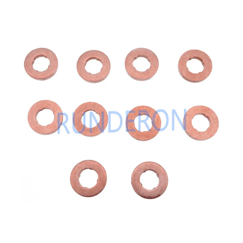 F00VC17505 Fuel Injection Parts Common Rail System Injector Nozzle Copper Shim Gasket for-Bosch CR Thickness 2.5mm | Автомобили и