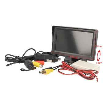 

CARALL KR0503 plate holder Kit reversing camera Monitor 4,3 ''Wireless 12V Camper van