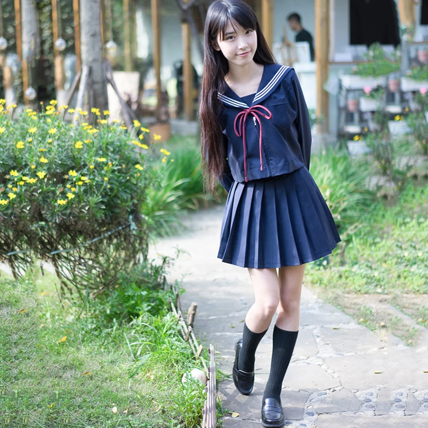 2020 Японский Корейский стиль Kawaii Girls JK костюм для старшей школы Униформа девушек